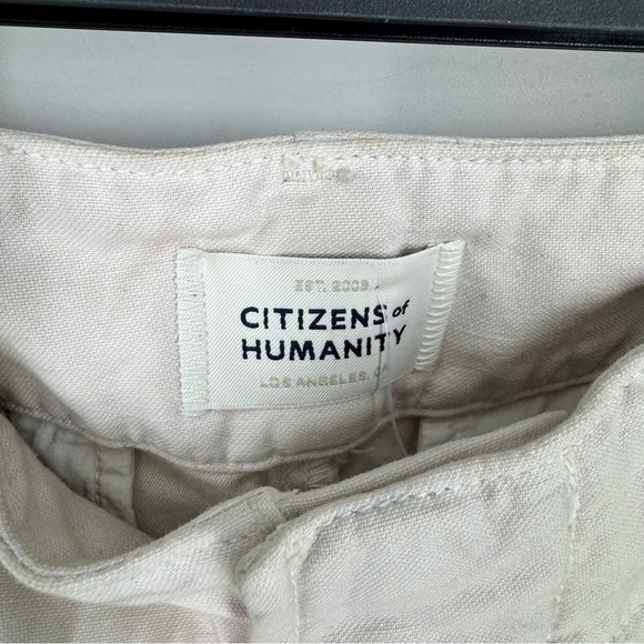 Citizens of Humanity Payton Super High Waist Crop Wide Leg Utility Trousers - Picture 5 of 7